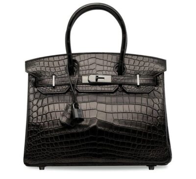 Сумка Hermes Birkin So Black Alligator Matte Black Hardware Черная N