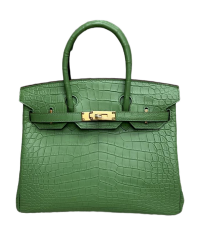 Сумка Hermes Birkin Зеленая N