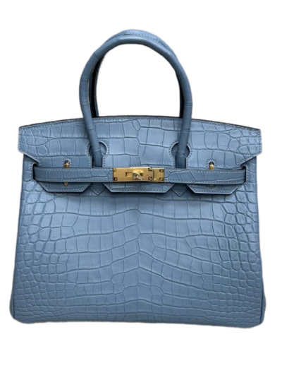 Сумка Hermes Birkin Синяя N