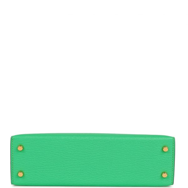 Сумка Hermes Kelly Mini Sellier Зеленая N