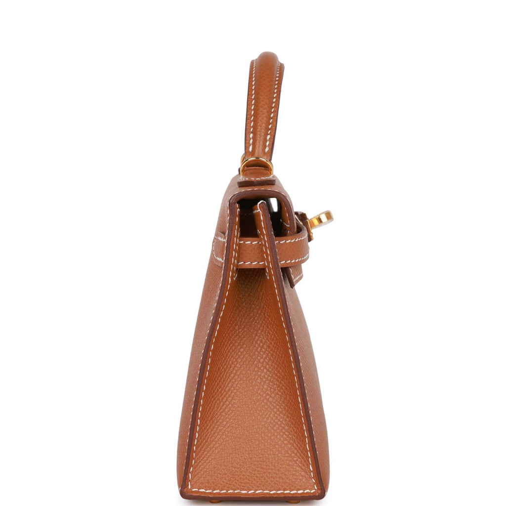 Сумка Hermes Kelly Mini Sellier Коричневая N