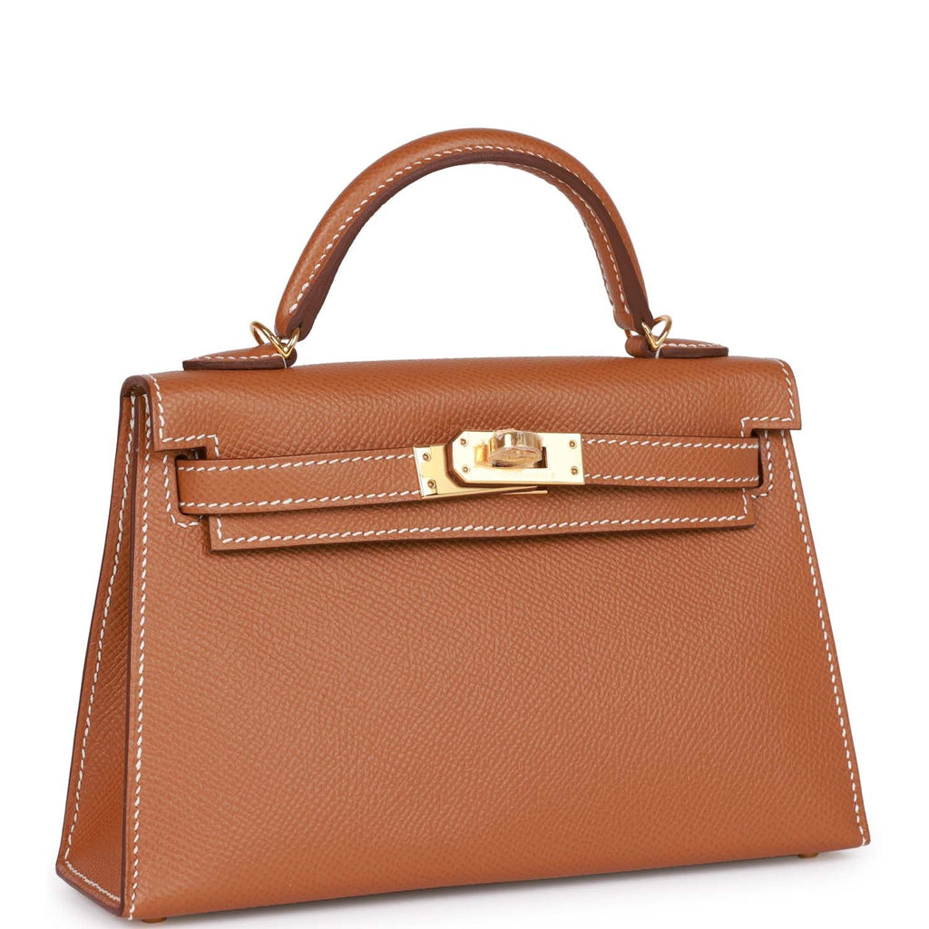 Сумка Hermes Kelly Mini Sellier Коричневая N