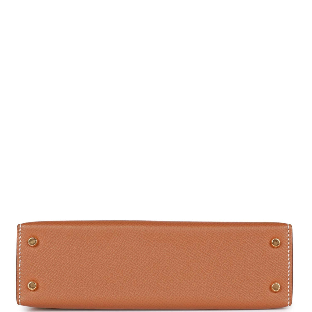 Сумка Hermes Kelly Mini Sellier Коричневая N