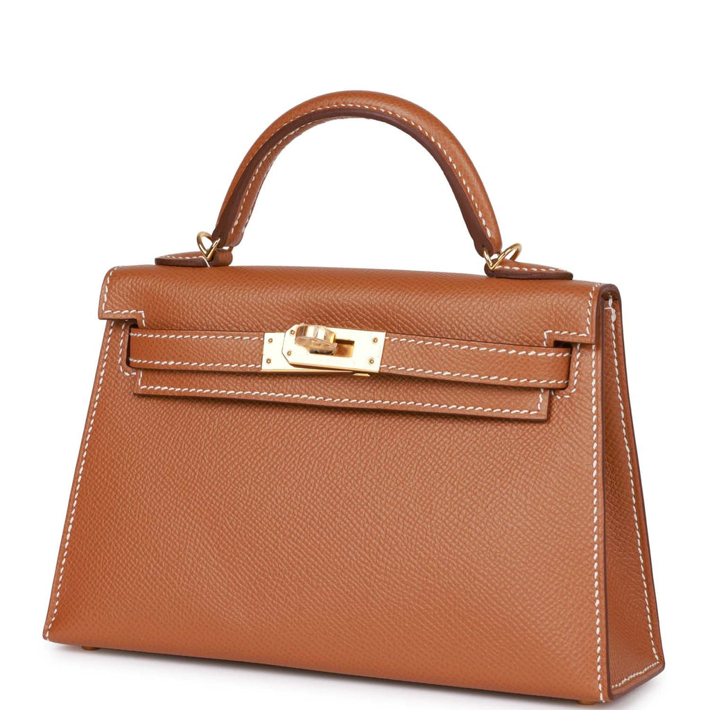 Сумка Hermes Kelly Mini Sellier Коричневая N