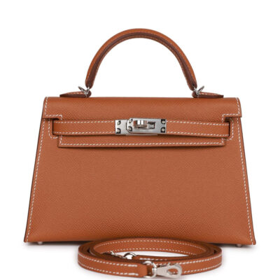 Сумка Hermes Kelly Mini Sellier Коричневая N