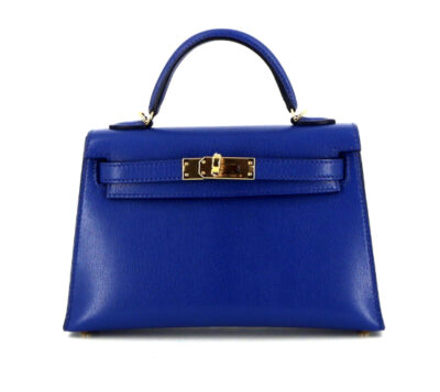 Сумка Hermes Kelly Mini Sellier Синяя N