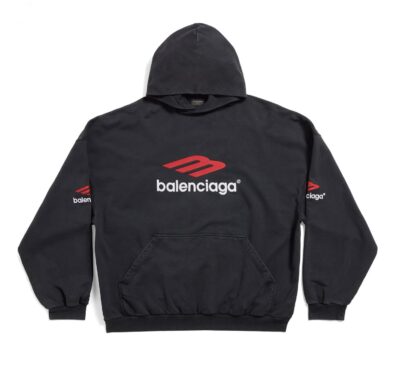 Толстовка Balenciaga B Sports Icon Черная M