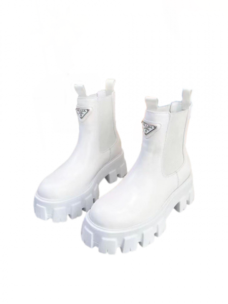 Ботинки Prada Monolith Белые F
