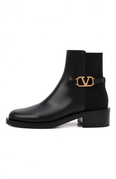 Ботинки Valentino Vlogo Signature Черные F