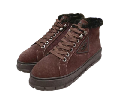 Кеды Prada Бордовые F