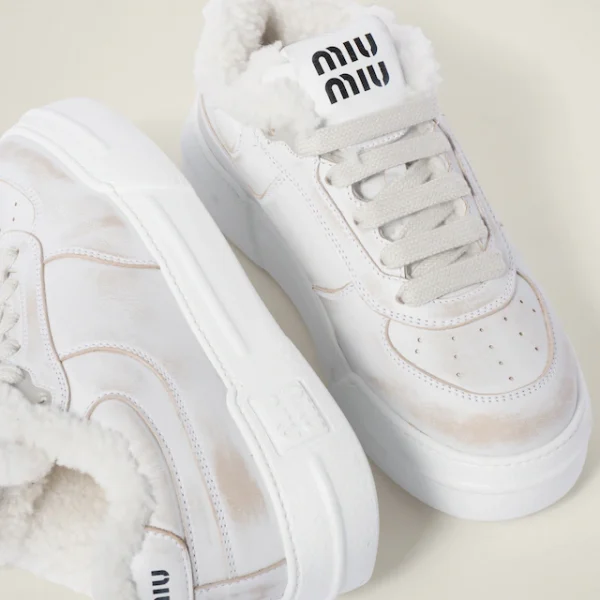 Кроссовки Miu Miu Белые F