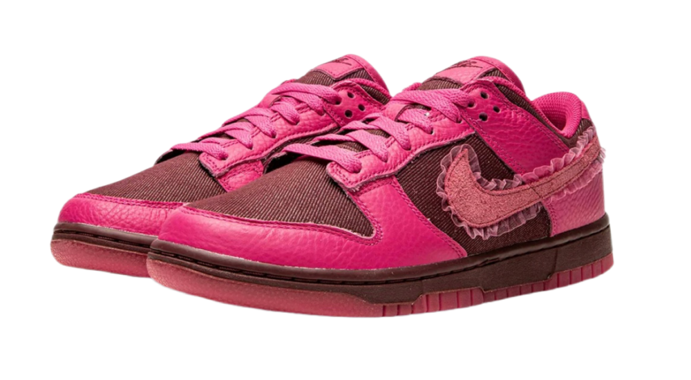 Кроссовки Nike Dunk Low Valentine Розовые F