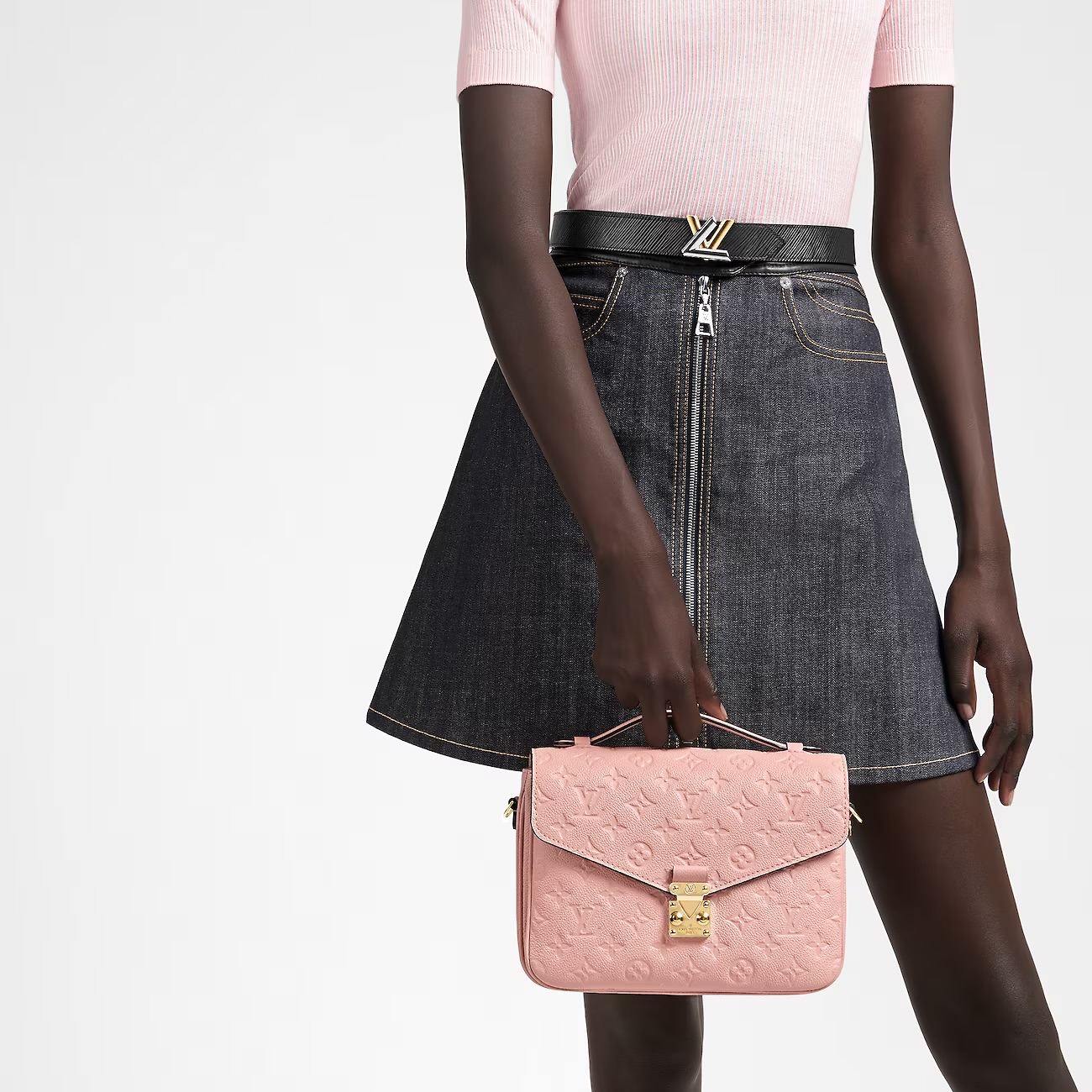 Сумка Louis Vuitton Pochette Metis Розовая N