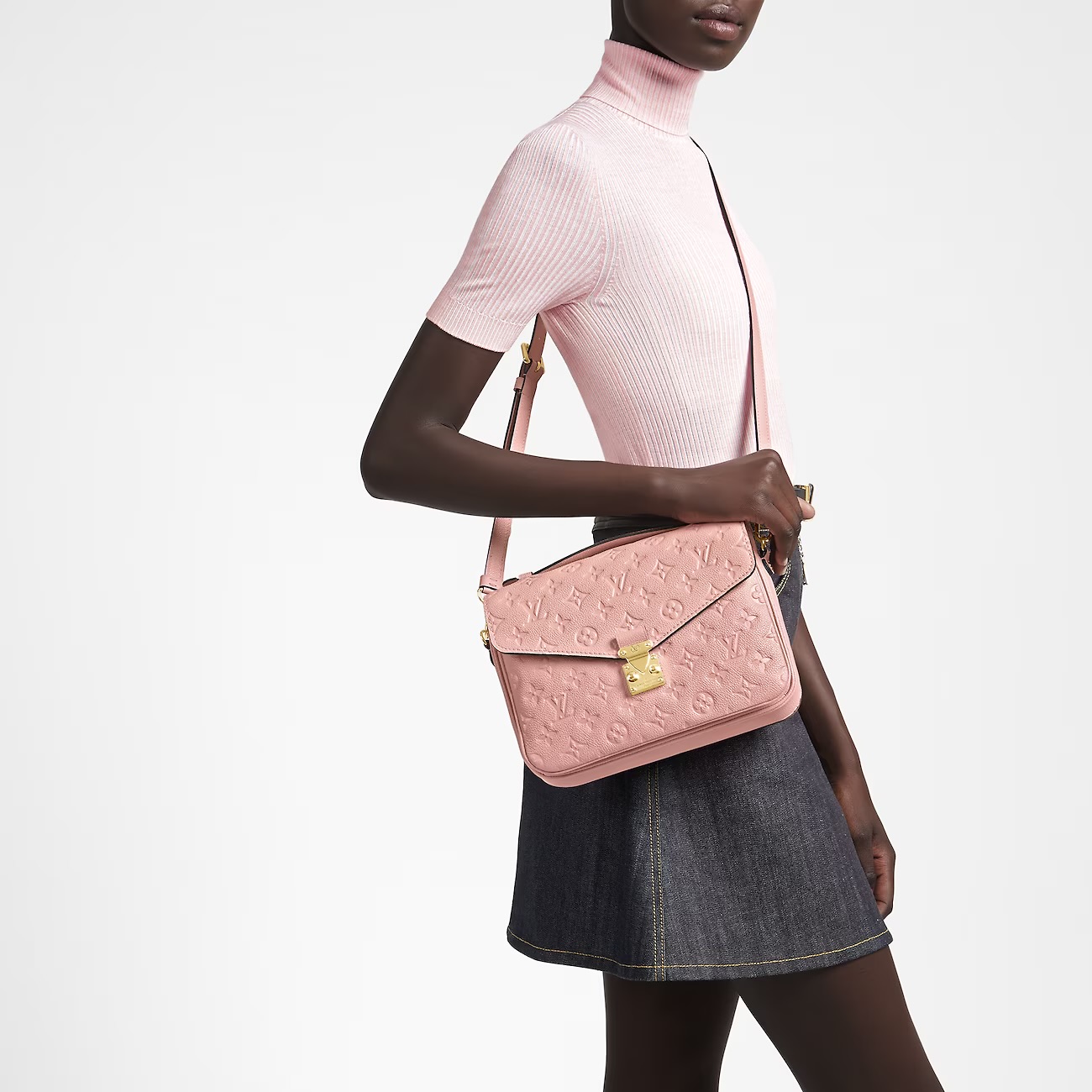 Сумка Louis Vuitton Pochette Metis Розовая N