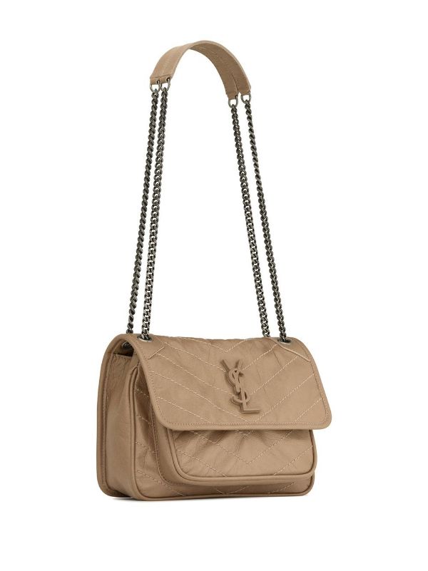 Сумка Saint Laurent Niki Бежевая N