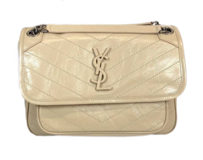 Сумка Saint Laurent Niki Кремовая N