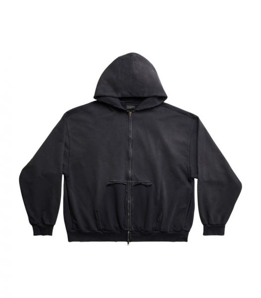 Толстовка Balenciaga Tape Type Красная M
