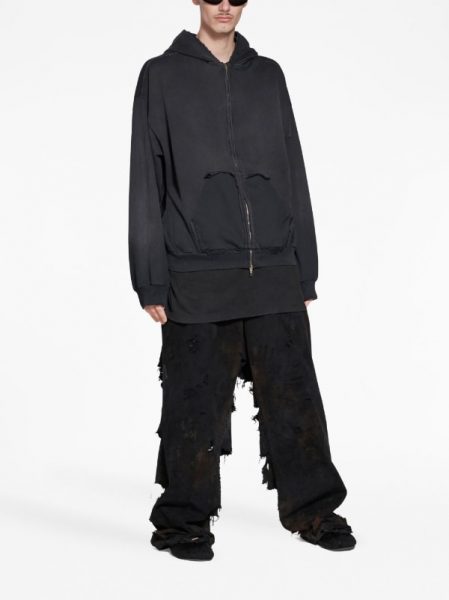 Толстовка Balenciaga Tape Type Красная M