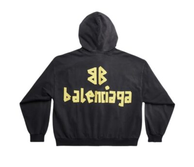 Толстовка Balenciaga Tape Type Красная M