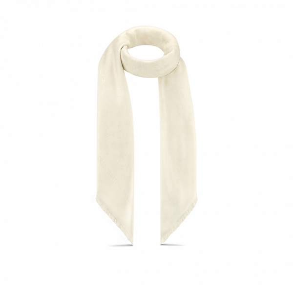 Шарф Louis Vuitton Monogram Белый F