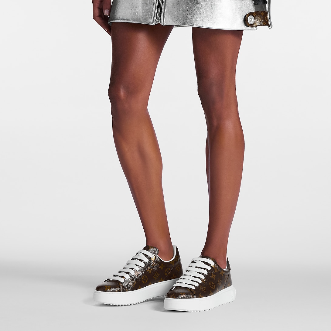 Кеды Louis Vuitton Time Out Коричневые F