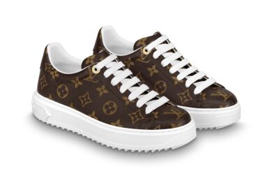 Кеды Louis Vuitton Time Out Коричневые M