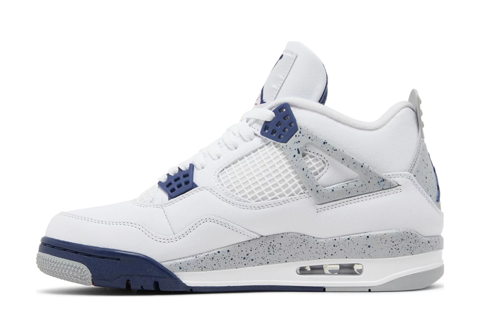 Кроссовки Nike Jordan Retro Midnight Navy Белые M