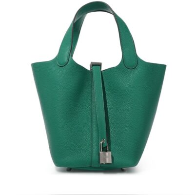 Сумка Hermes Picotin Taurillon Cl Зеленая N