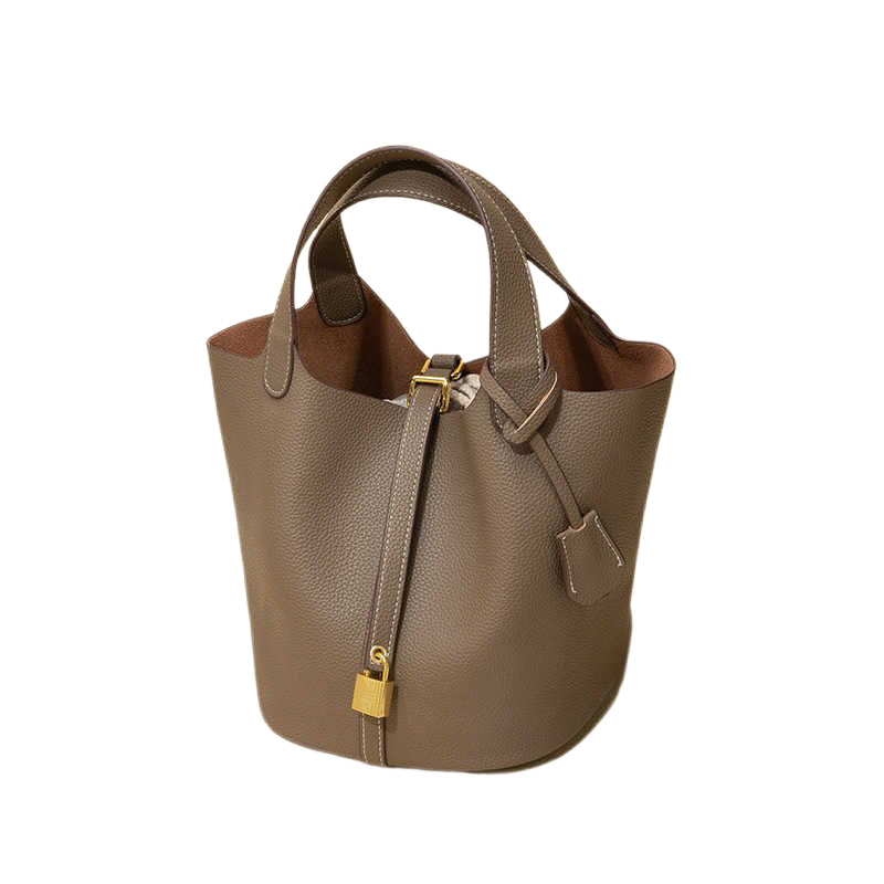 Сумка Hermes Picotin Taurillon Cl Коричневая N