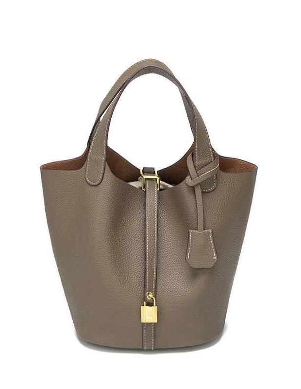 Сумка Hermes Picotin Taurillon Cl Коричневая N