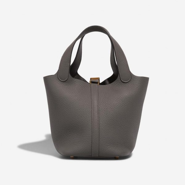 Сумка Hermes Picotin Taurillon Cl Серая N