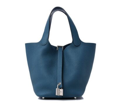 Сумка Hermes Picotin Taurillon Cl Синяя N