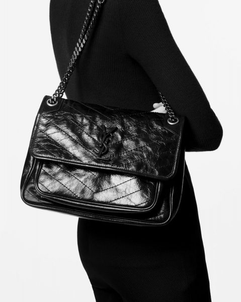 Сумка Saint Laurent Niki Medium Черная N