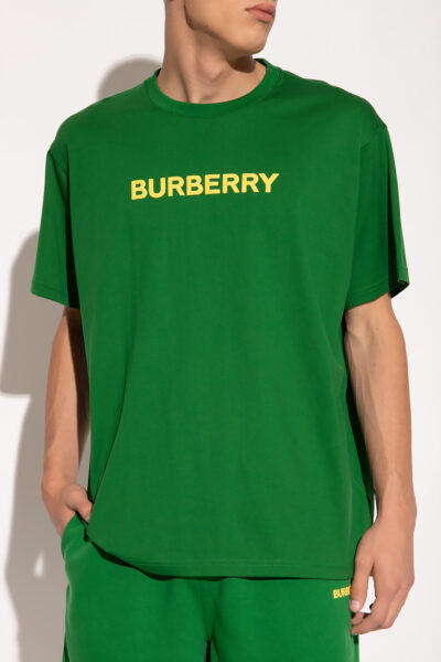 Футболка Burberry Letchford Logo Tee Зеленая M