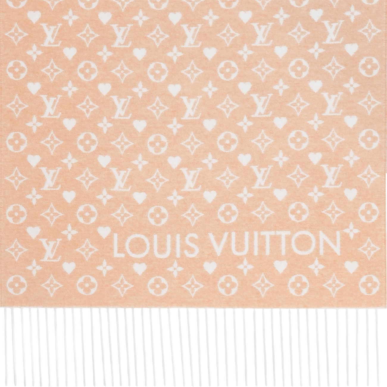 Шарф Louis Vuitton Game On Персиковый F