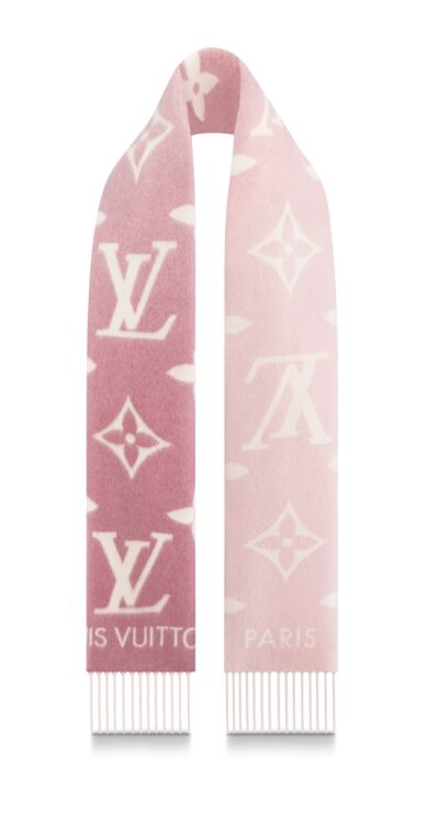 Шарф Louis Vuitton Reykjavik Gradient Розовый F