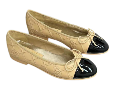 Балетки Chanel S Бежевые F