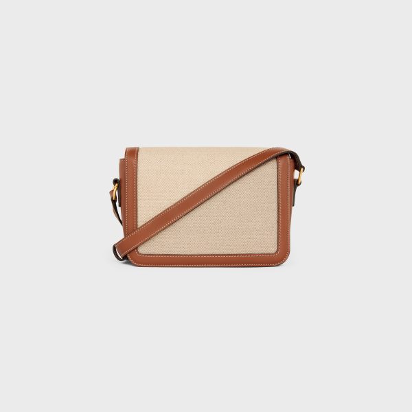 Сумка Celine Mini Classique Triomphe Коричнево бежевая N