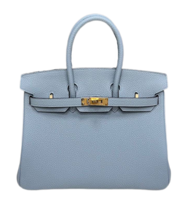 Сумка Hermes Birkin Trench Verso Togo Голубая N