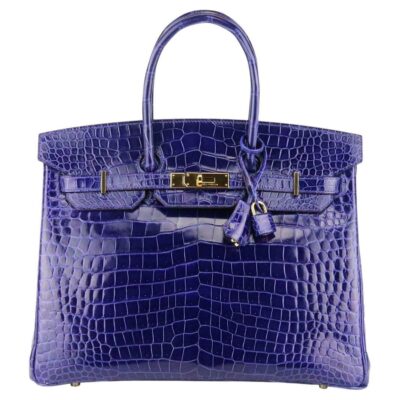 Сумка Hermes Birkin Синяя N