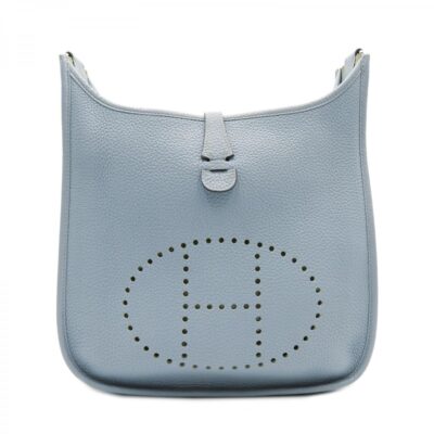 Сумка Hermes Evelyne Голубая N