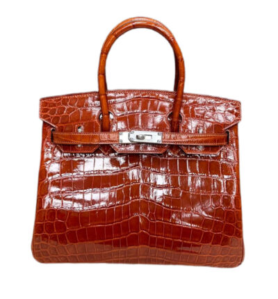 Сумка Hermes Herm Коричневая N