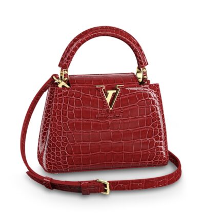 Сумка Louis Vuitton Capucines Mini Красная N