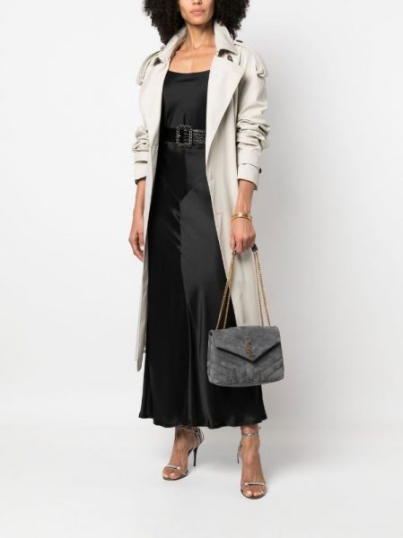 Сумка Saint Laurent Loulou Серая N