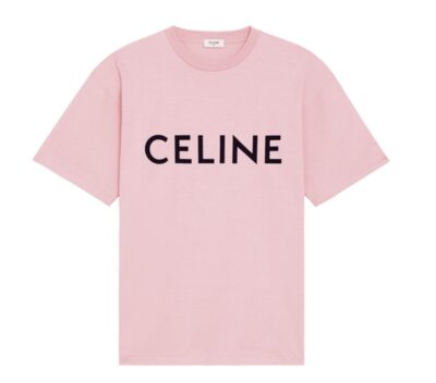 Футболка Celine Светло розовая F