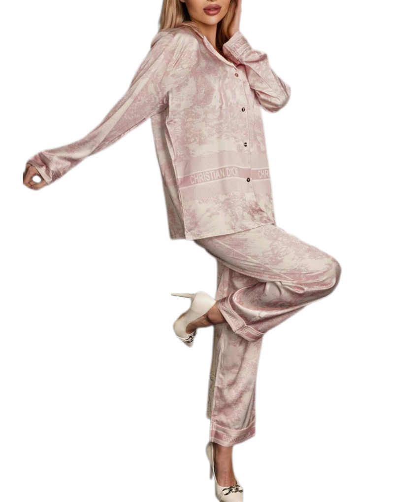 Пижама Dior Светло розовая F