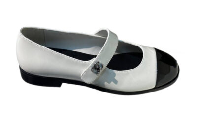 Туфли Chanel Mary Janes Белые F