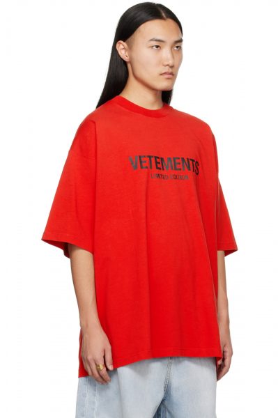 Футболка Vetements Limited Edition Красная F