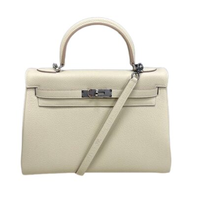 Сумка Hermes Kelly Togo Белая N