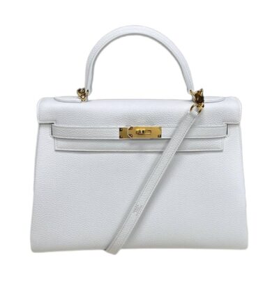 Сумка Hermes Kelly Togo Белая N